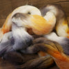 100g Hand Dyed Dorset Horn Wool Top for Handspinning or Felting - 'Owl'