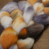 100g Hand Dyed Dorset Horn Wool Top for Handspinning or Felting - 'Owl'