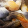 100g Hand Dyed Dorset Horn Wool Top for Handspinning or Felting - 'Owl'