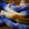 100g Hand Dyed Dorset Horn Wool Top for Handspinning or Felting - 'September Sky"