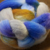 100g Hand Dyed Dorset Horn Wool Top for Handspinning or Felting - 'September Sky"