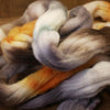 100g Hand Dyed Merino Wool Top for Handspinning or Felting - 'Owl'