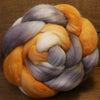 100g Hand Dyed Merino Wool Top for Handspinning or Felting - 'Owl'