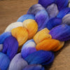 100g Hand Dyed Merino Wool Top for Handspinning or Felting - 'September Sky'