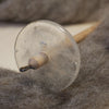 Botanical Top Whorl Resin Drop Spindle - Thistledown, 33g